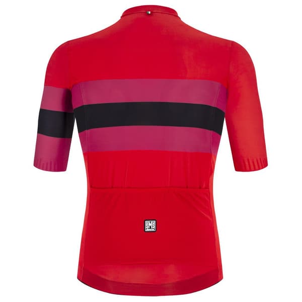 Santini Ecosleek Bengal Lyhythihainen Paita Punainen XS Mies