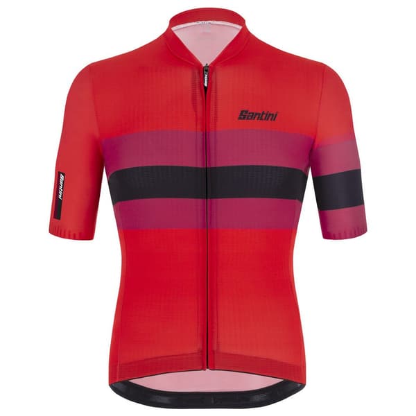 Santini Ecosleek Bengal Kortärmad Tröja Röd XS Man