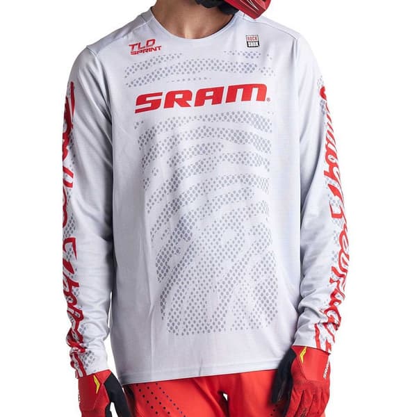 Troy Lee Designs Sprint Endurotrøje Med Lange ærmer Hvid M Mand