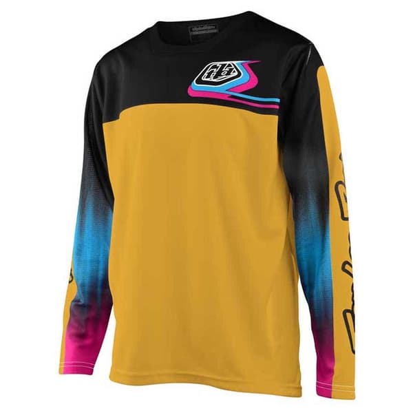 Troy Lee Designs Sprint Pitkähihainen Paita Keltainen 5-6 Years Poika