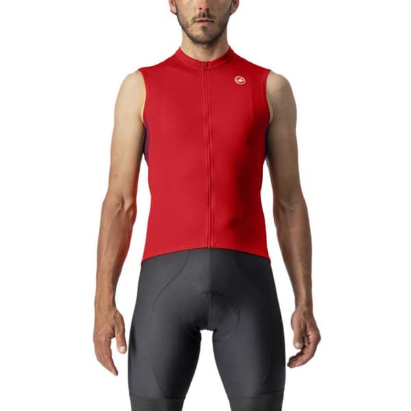 Castelli Entrata Vi Ärmlös Tröja Röd 3XL Man