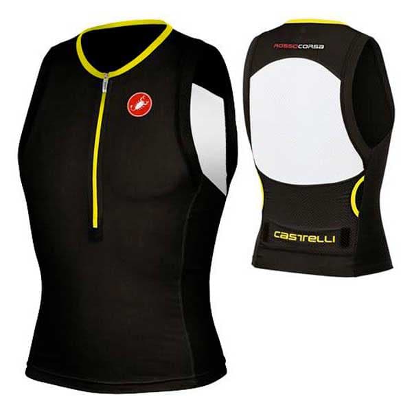 Castelli Free Tri Ærmeløs Trøje Sort S Mand