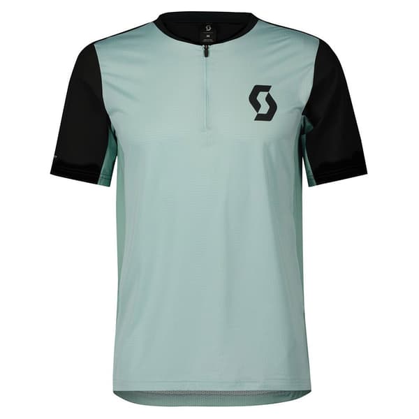 Scott Trail Vertic Zip Kortärmad Endurotröja Grönt S Man
