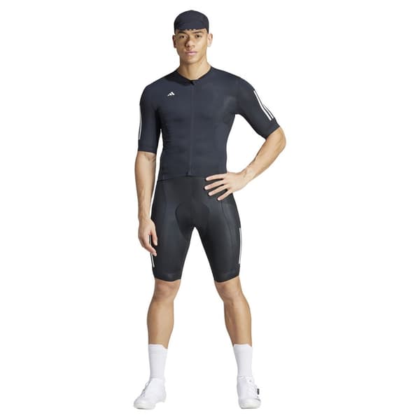 Adidas The Race Korta ärmar Cykeltröja Svart M Man
