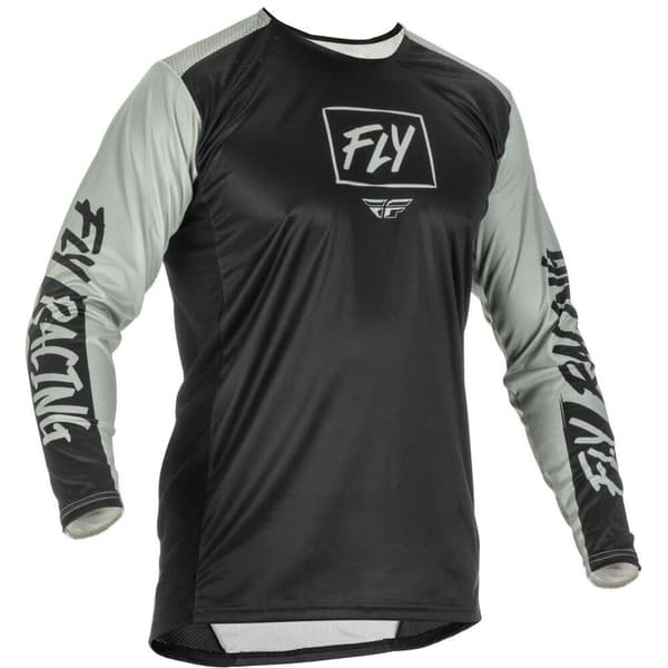 Fly Racing Lite Endurotrøje Med Lange ærmer Sort XL Mand