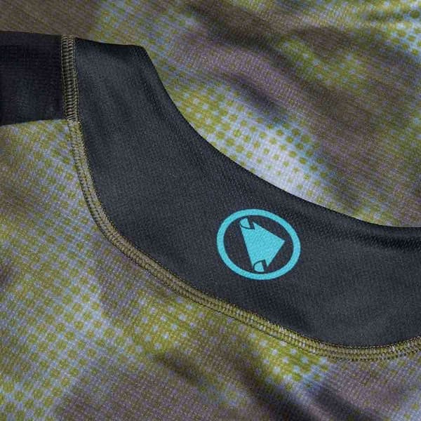 Endura Pixel Cloud Ltd Långärmad Endurotröja Grönt XL Man