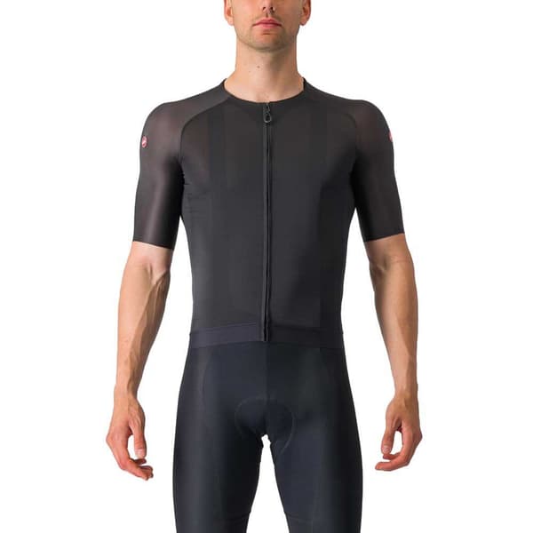 Castelli Aero Race 7.0 Korta ärmar Cykeltröja Svart L Man
