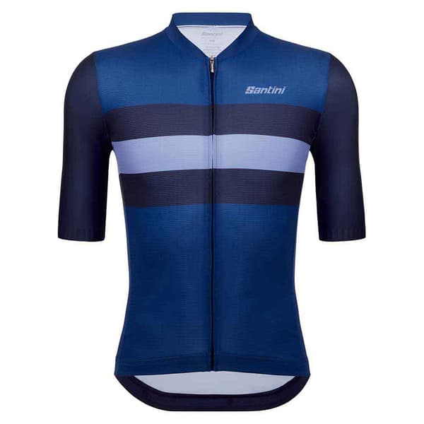 Santini Eco Sleek Bengal 2024 Korta ärmar Cykeltröja Blå L Man
