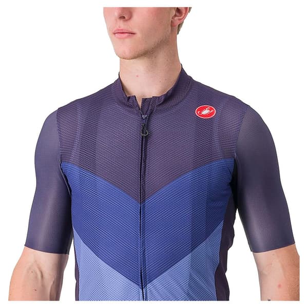 Castelli Endurance Pro 2 Korta ärmar Cykeltröja Blå M Man