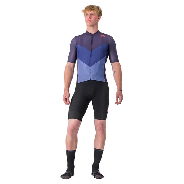 Castelli Endurance Pro 2 Korta ärmar Cykeltröja Blå M Man
