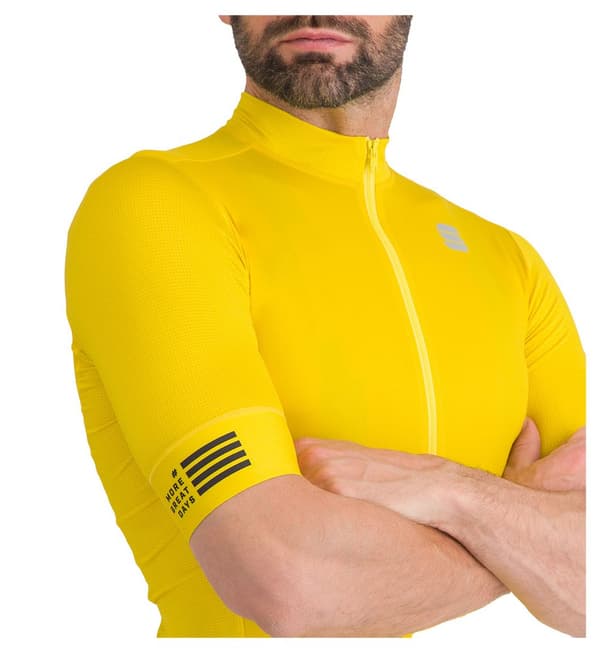 Sportful Srk Kortærmet Trøje Gul XL Mand