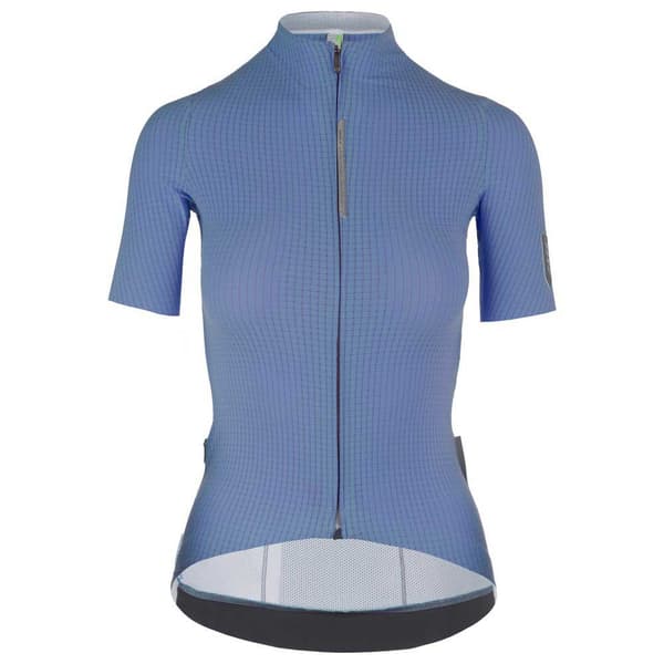 Q36.5 L1 Pinstripe Pro Kortærmet Trøje Blå XS Kvinde