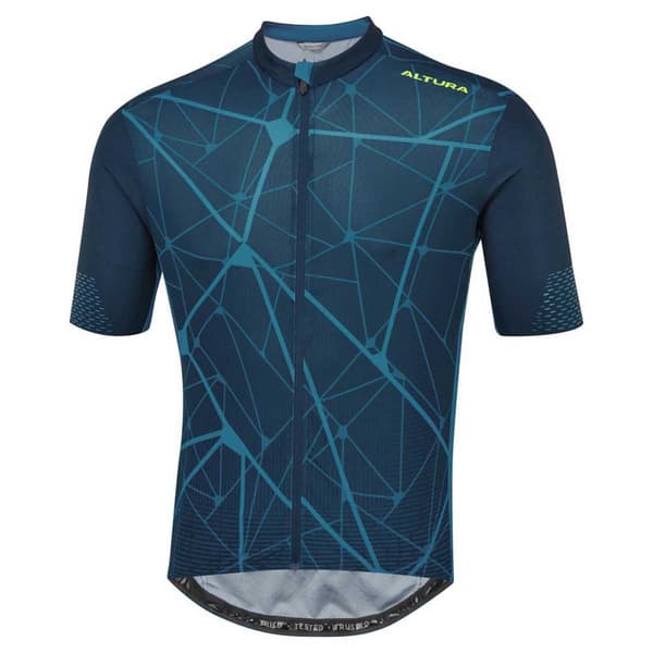 Altura Icon Korta ärmar Cykeltröja Blå M Man