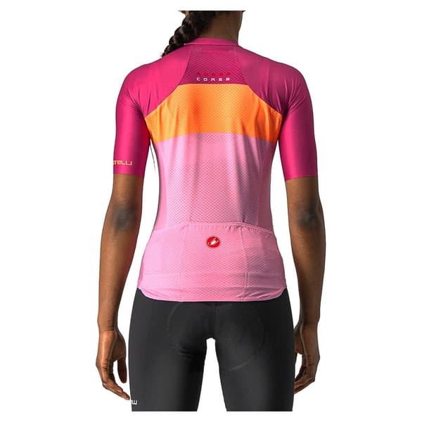 Castelli Aero Pro Korta ärmar Cykeltröja Blå S Kvinna