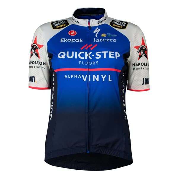 Castelli Competizione Korta ärmar Cykeltröja Blå L Kvinna