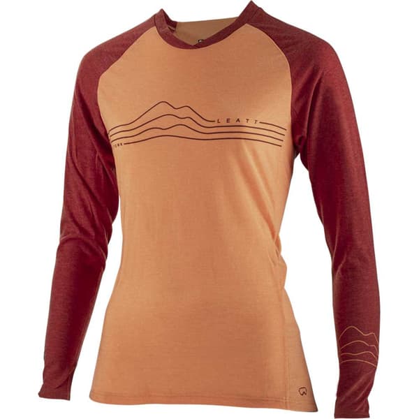 Leatt Allmtn 3.0 Långärmad Endurotröja Orange S Kvinna