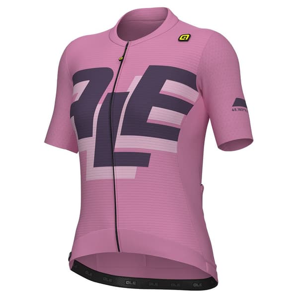 Ale Pr-e Sauvage Korta ärmar Cykeltröja Rosa S Kvinna