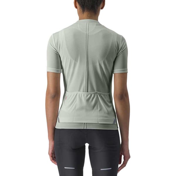 Castelli Anima 4 Korta ärmar Cykeltröja Grönt XL Kvinna