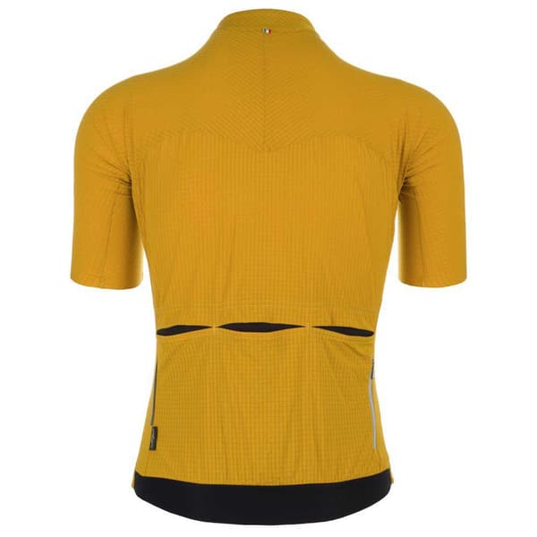 Q36.5 Pinstripe Pro Lyhythihainen Pyöräilypaita Keltainen XL Mies