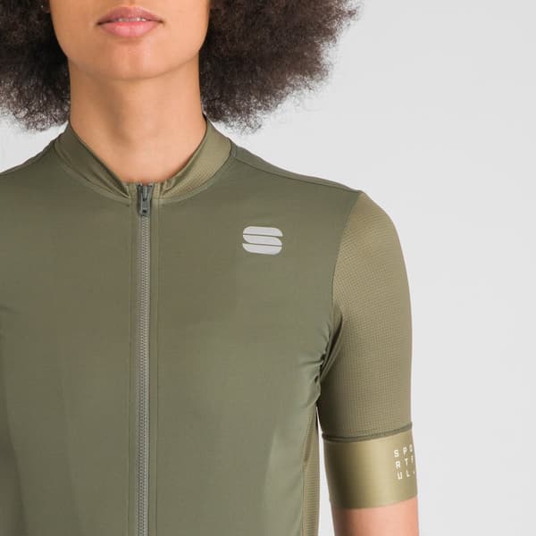 Sportful Srk Korta ärmar Cykeltröja Grönt L Kvinna