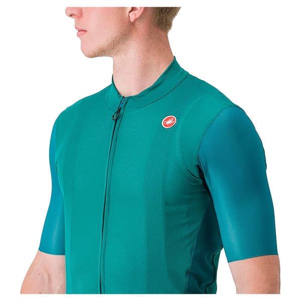 Castelli Endurance Elite Korta ärmar Cykeltröja Grönt S Man