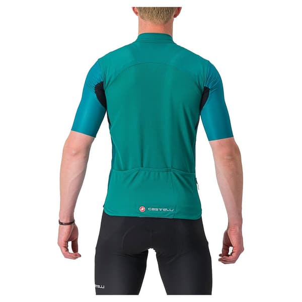 Castelli Endurance Elite Korta ärmar Cykeltröja Grönt S Man