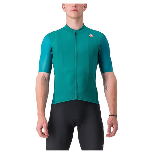 Castelli Endurance Elite Korta ärmar Cykeltröja Grönt S Man