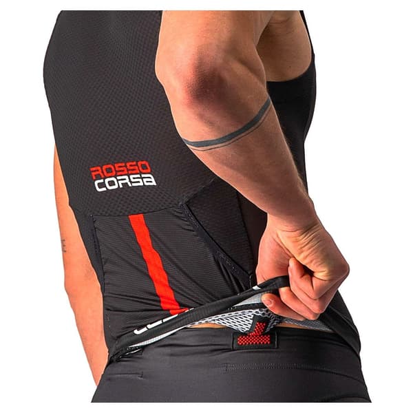 Castelli Free Tri 2 Hihaton Pyöräilypaita Musta S Mies