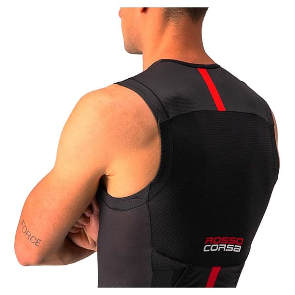 Castelli Free Tri 2 Hihaton Pyöräilypaita Musta S Mies