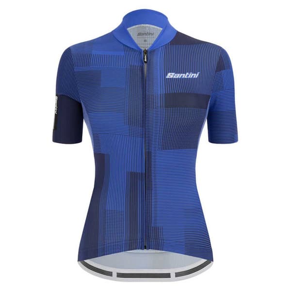 Santini Delta Kinetic Korta ärmar Cykeltröja Blå S Kvinna