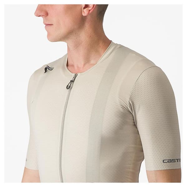 Castelli Unlimited Pro Lyhythihainen Pyöräilypaita Beige L Mies