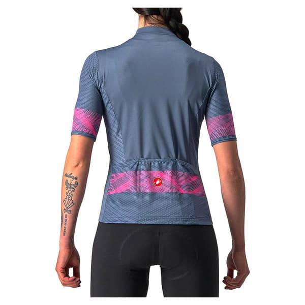 Castelli Fenice Lyhythihainen Pyöräilypaita Sininen XS Nainen