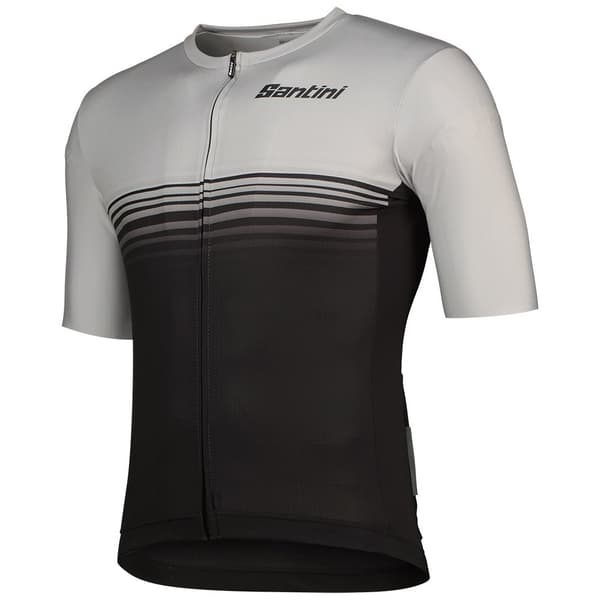 Santini Noir Korta ärmar Cykeltröja Grå S Man