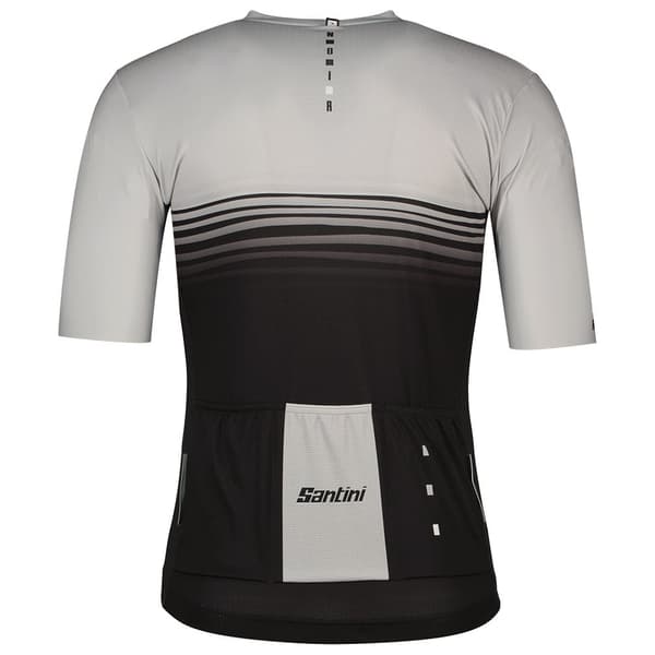 Santini Noir Korta ärmar Cykeltröja Grå S Man