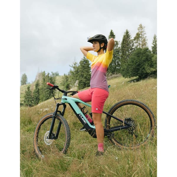 Bicycle Line Dolomiti Kortærmet Trøje Gul,Rosa S Kvinde
