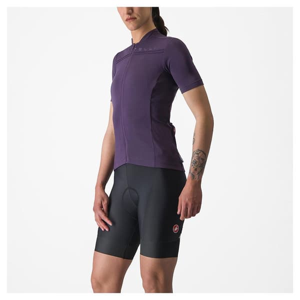 Castelli Anima 4 Lyhythihainen Pyöräilypaita Violetti S Nainen