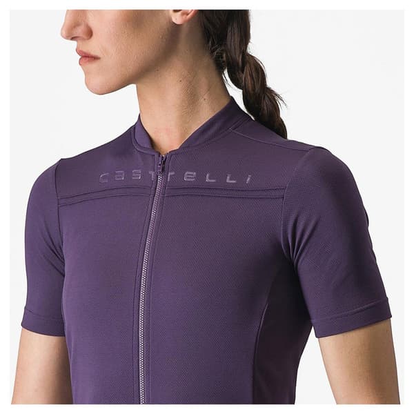 Castelli Anima 4 Lyhythihainen Pyöräilypaita Violetti S Nainen