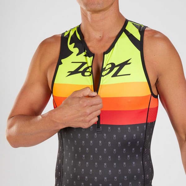 Zoot Z18060101 Ltd Tri Ærmeløs Cykeltrøje Gul S Mand