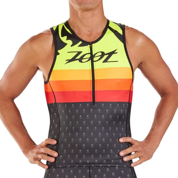 Zoot Z18060101 Ltd Tri Ærmeløs Cykeltrøje Gul S Mand
