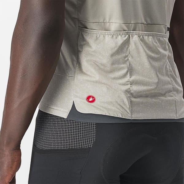 Castelli Unlimited Terra Korta ärmar Cykeltröja Grå XL Man