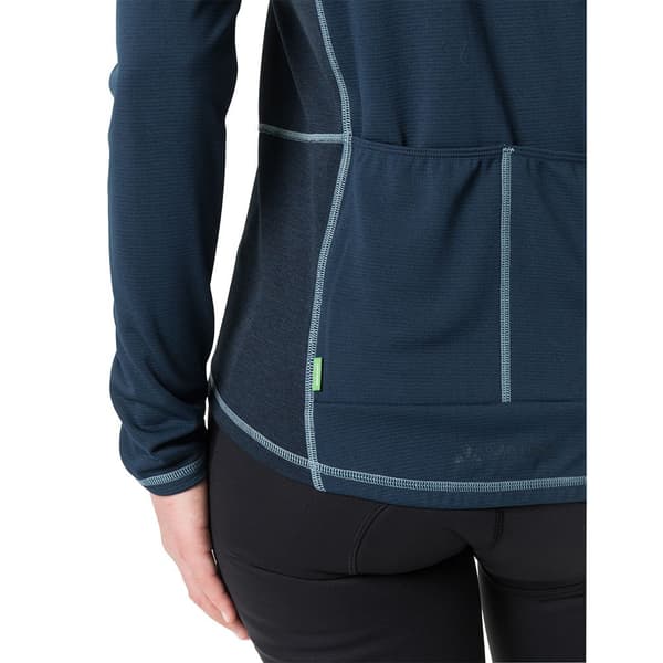 Vaude Bike Matera Tricot Langærmet Trøje Blå 40 Kvinde