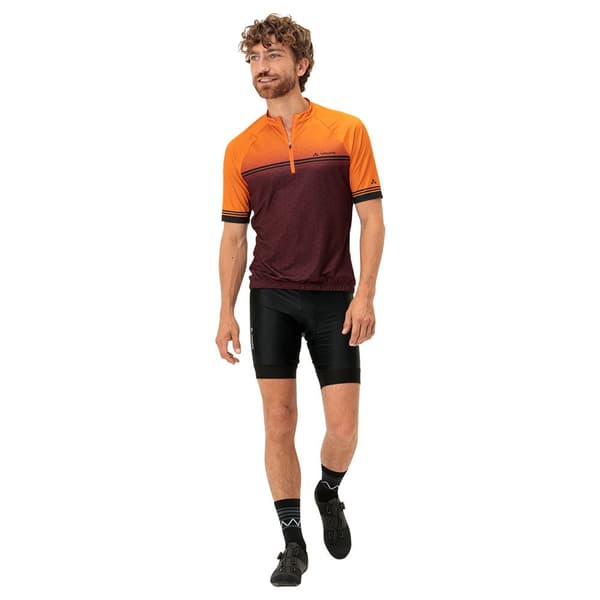 Vaude Bike Posta Ii Korta ärmar Cykeltröja Orange M Man