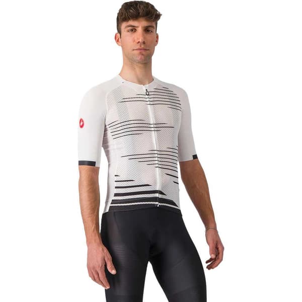 Castelli Climber´s 4.0 Korta ärmar Cykeltröja Vit,Svart 2XL Man