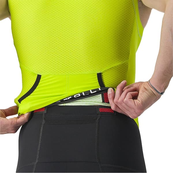 Castelli Free Tri 2 Ærmeløs Cykeltrøje Gul S Mand