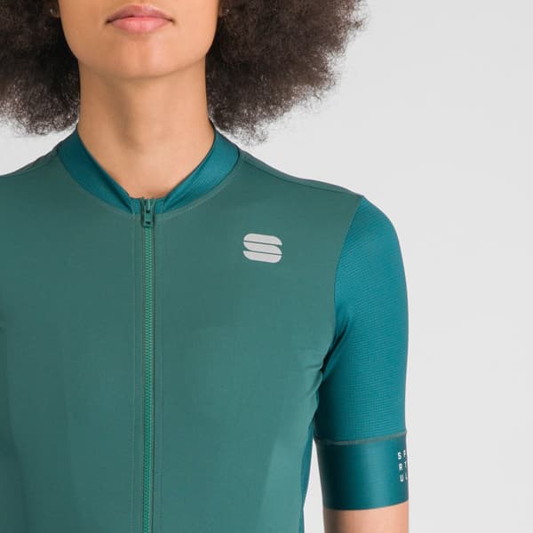 Sportful Srk Lyhythihainen Pyöräilypaita Vihreä L Nainen