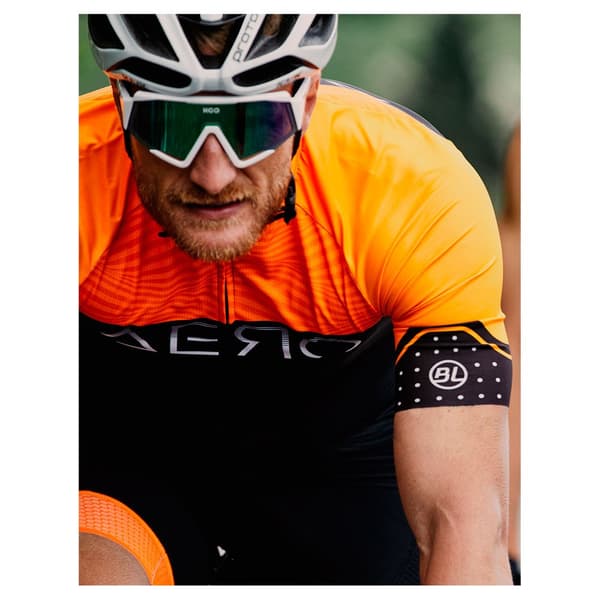 Bicycle Line Aero S2 Korta ärmar Cykeltröja Orange XL Man