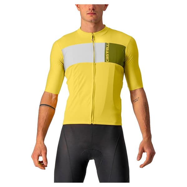 Castelli Prologo 7 Lyhythihainen Pyöräilypaita Keltainen L Mies