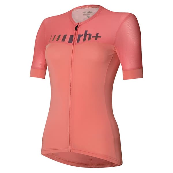 Rh+ Logo Korta ärmar Cykeltröja Rosa S Kvinna