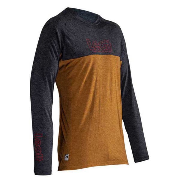 Leatt Mtb Gravity 2.0 Långärmad Trikå Brun,Svart XL Man