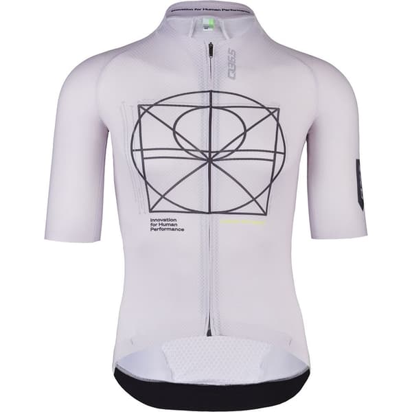 Q36.5 R2 Light Vitruvian Korta ärmar Cykeltröja Grå M Man